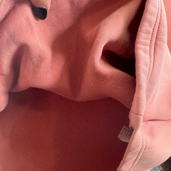 Puma Hoodie Evo Stripe Sweatshirt Pullover  Moisture Wicking Peach Size Large - Picture 5 of 12